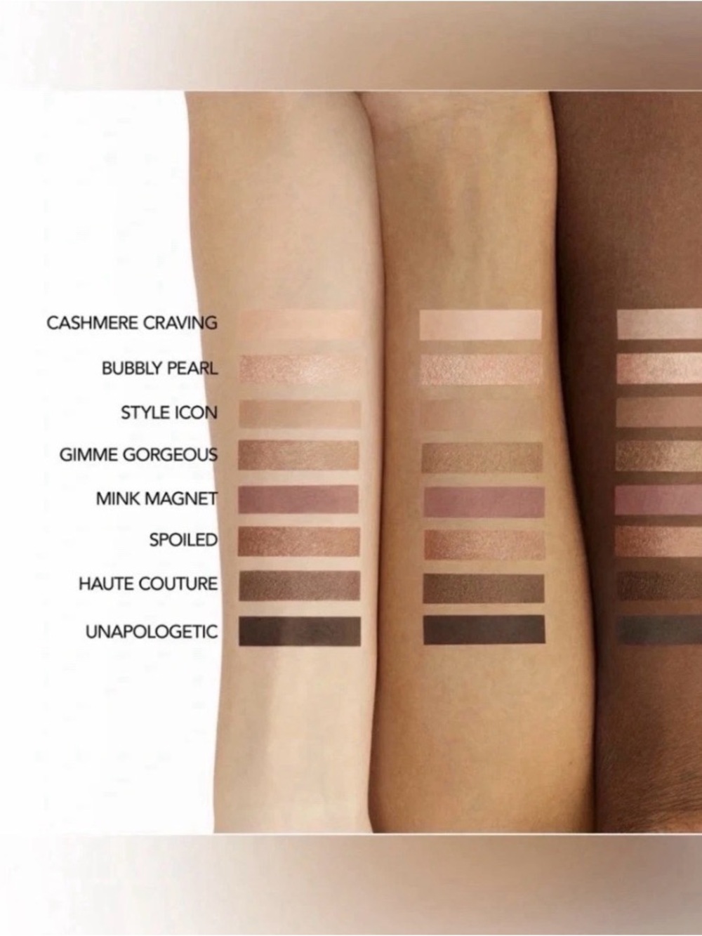 BUXOM Forever Babe Iconic Nudes Eyeshadow Palette - 8 Colors Neutral NIB - Picture 4 of 6